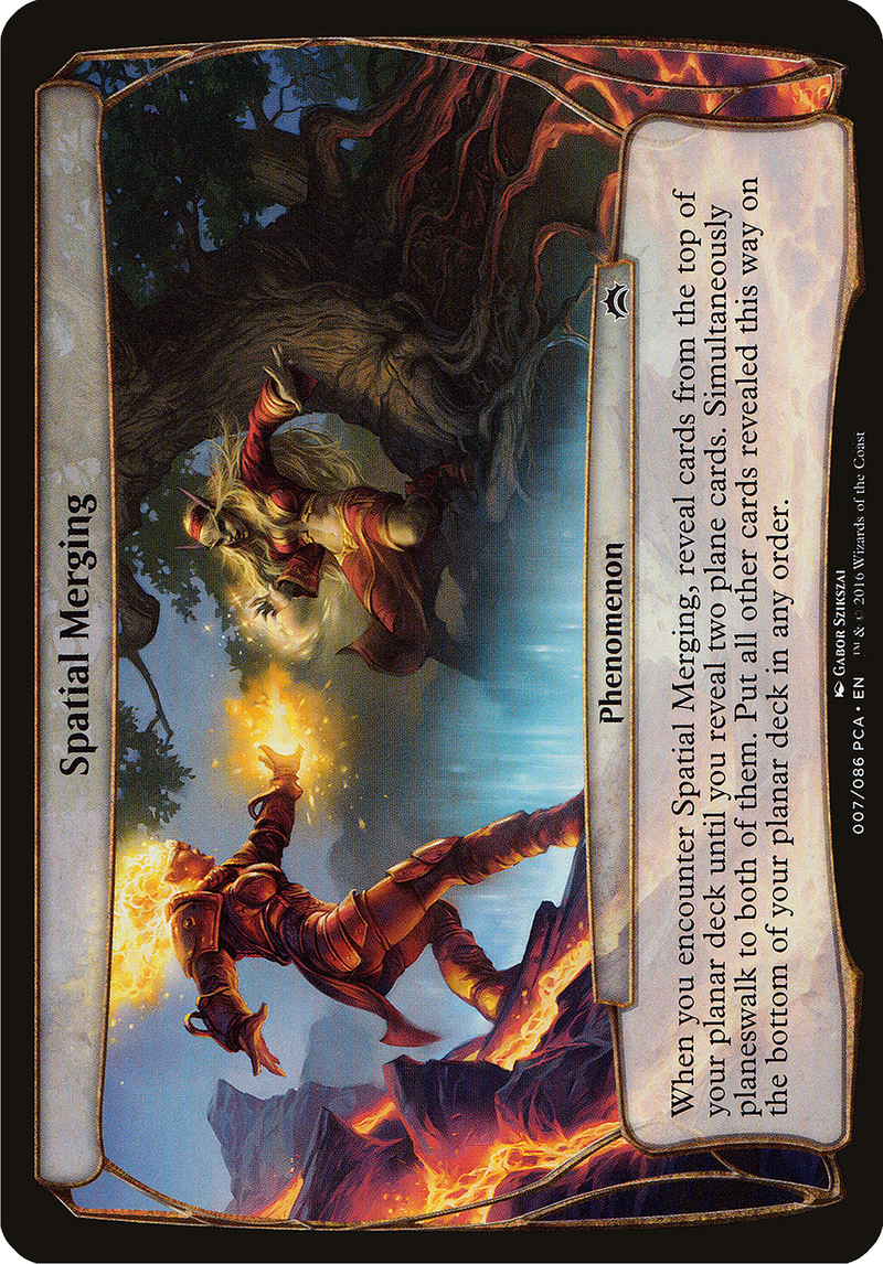 Spatial Merging (Planechase Anthology) (OVER-) [Oversized] Planechase Anthology Planes MTG Single Wizards of the Coast