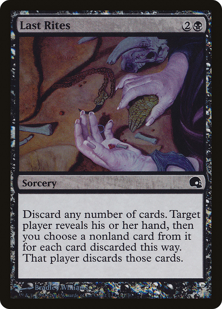 Last Rites (GRV-021) [Misc] Premium Deck Series: Graveborn Foil MTG Single Wizards of the Coast