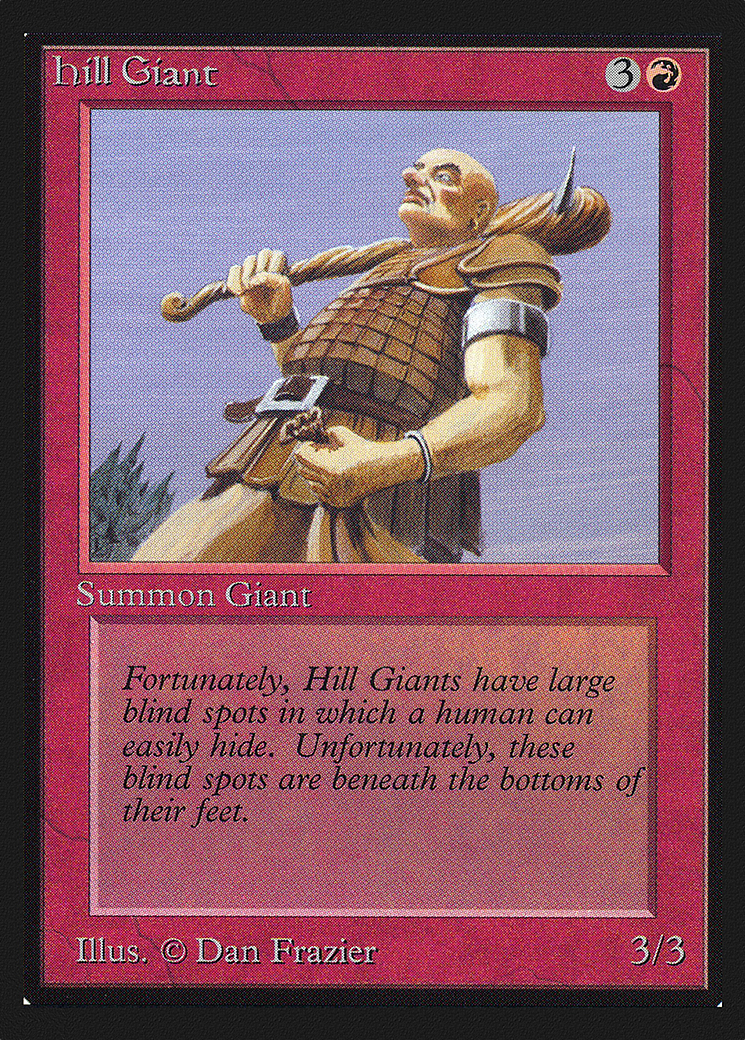 Hill Giant (CED-158) [Collectors' Edition] MTG Single Wizards of the Coast