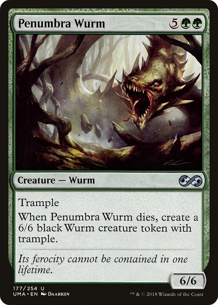 Penumbra Wurm (UMA-177) [Ultimate Masters] Foil MTG Single Wizards of the Coast