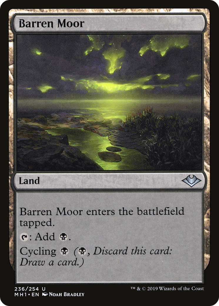 Barren Moor (MH1-236) [Modern Horizons] MTG Single Wizards of the Coast