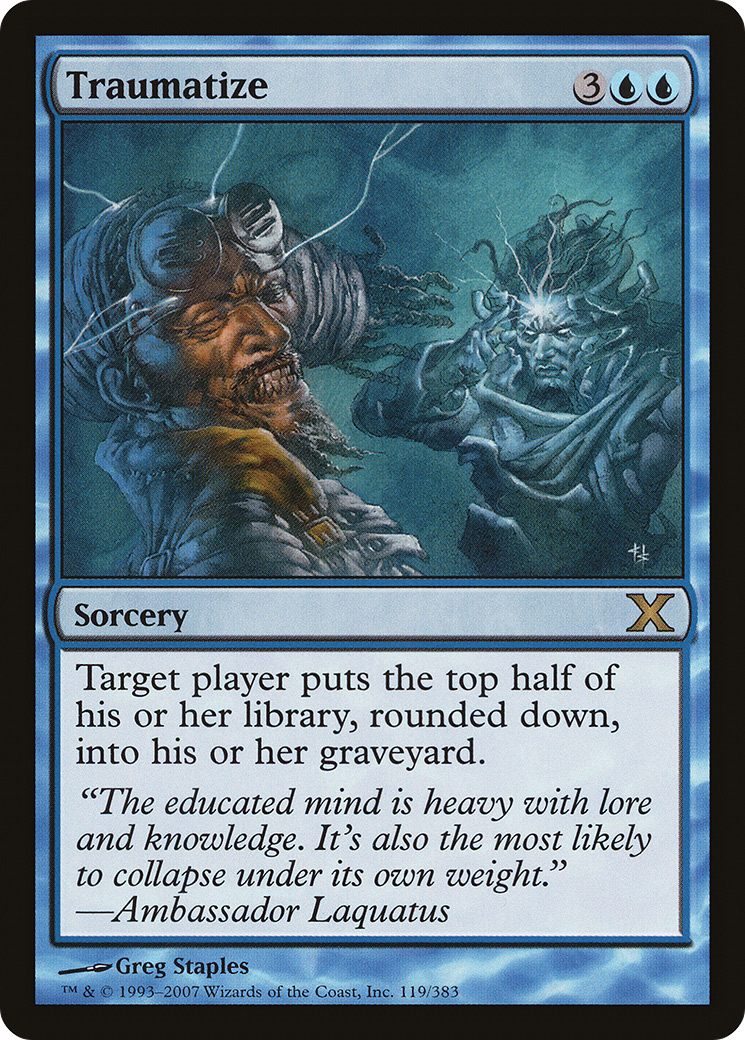 Traumatize (10E-119) [Tenth Edition] MTG Single Wizards of the Coast