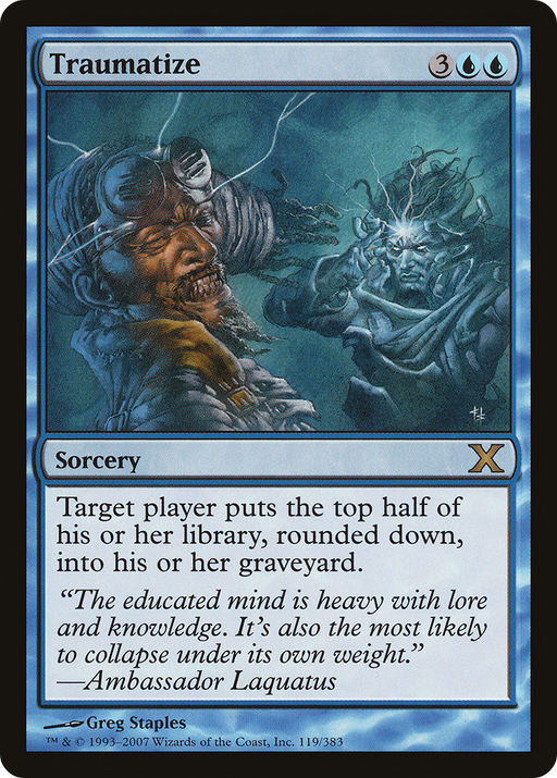Traumatize (10E-119) [Tenth Edition] MTG Single Wizards of the Coast