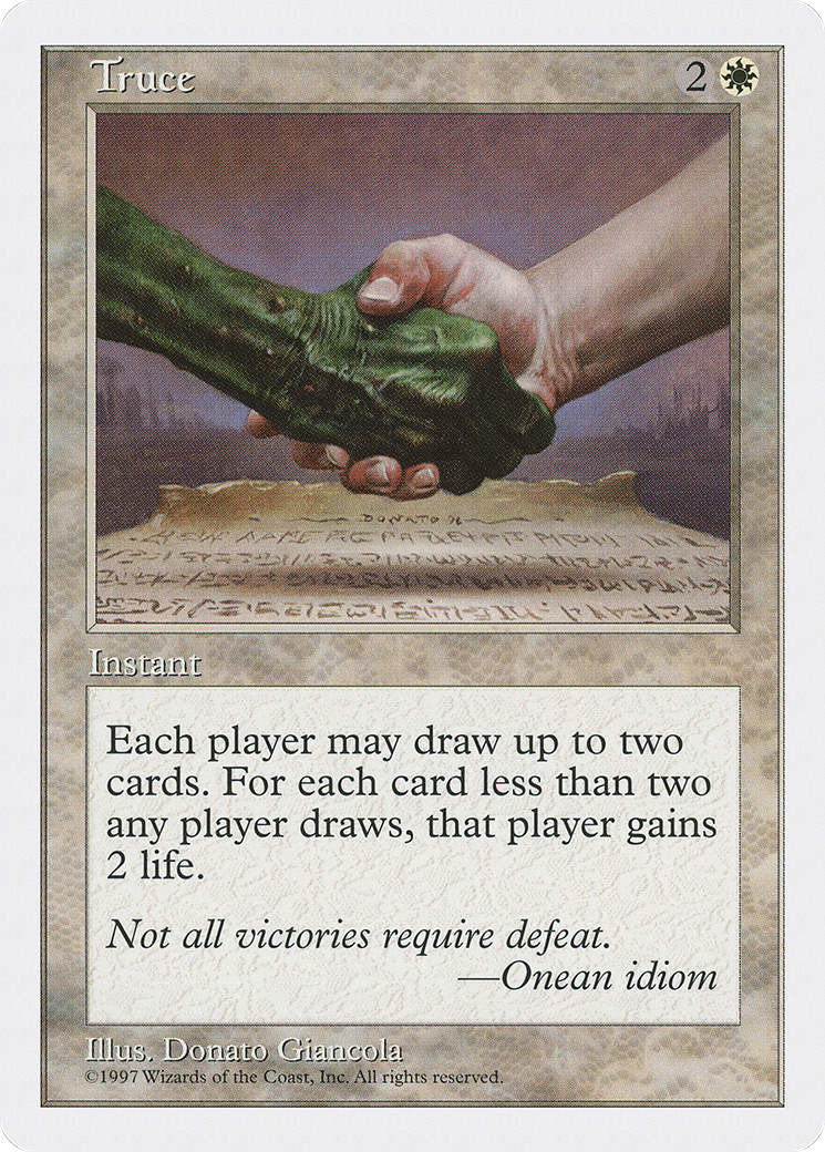 Truce (5ED-065) [Fifth Edition] MTG Single Wizards of the Coast
