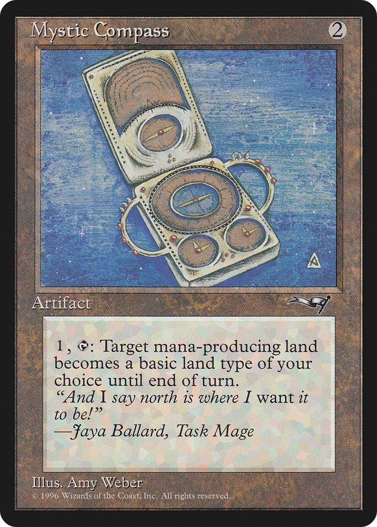 Mystic Compass (ALL-124) [Alliances] MTG Single Wizards of the Coast