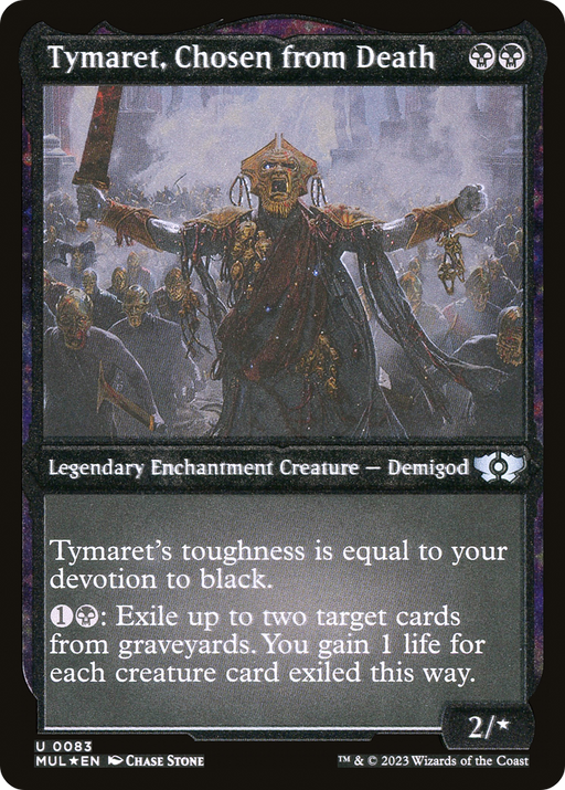 Tymaret, Chosen from Death (MUL-083) [Multiverse Legends] Foil MTG Single Wizards of the Coast