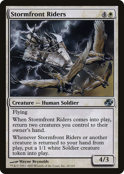 Stormfront Riders (PLC-020) [Planar Chaos] Foil MTG Single Planar Chaos