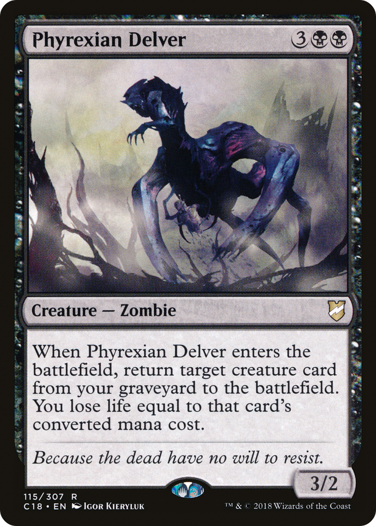 Phyrexian Delver (C18-115) [Commander 2018] MTG Single Wizards of the Coast