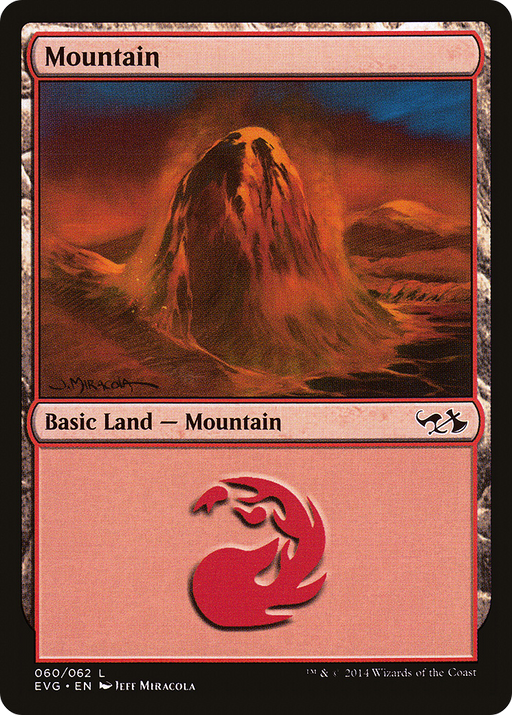Mountain (DD3-060) [Misc] Duel Decks Anthology: Elves vs. Goblins MTG Single Wizards of the Coast