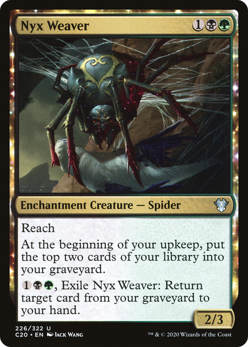 Nyx Weaver (C20-226) [Commander 2020] MTG Single Wizards of the Coast