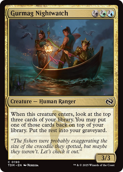 Gurmag Nightwatch (TDM-190) [Tarkir: Dragonstorm] Foil MTG Single Wizards of the Coast