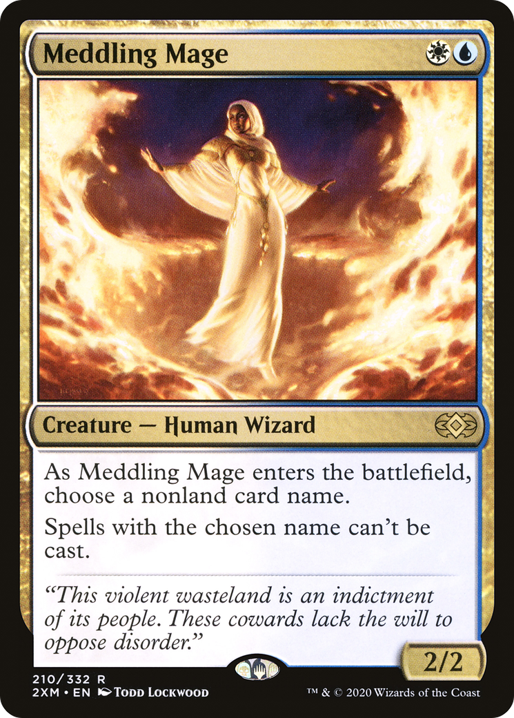 Meddling Mage (2XM-210) [Double Masters] MTG Single Wizards of the Coast