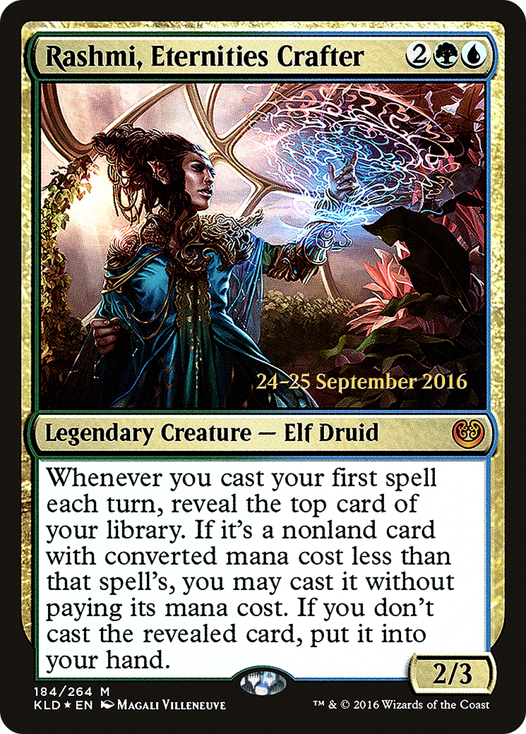 Rashmi, Eternities Crafter (PRE-184) [Kaladesh Promos] Foil MTG Single Wizards of the Coast