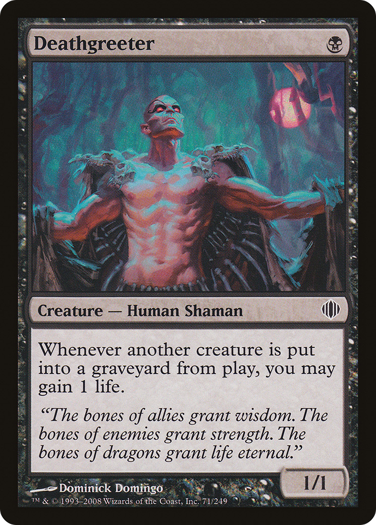 Deathgreeter (ALA-071) [Shards of Alara] MTG Single Wizards of the Coast