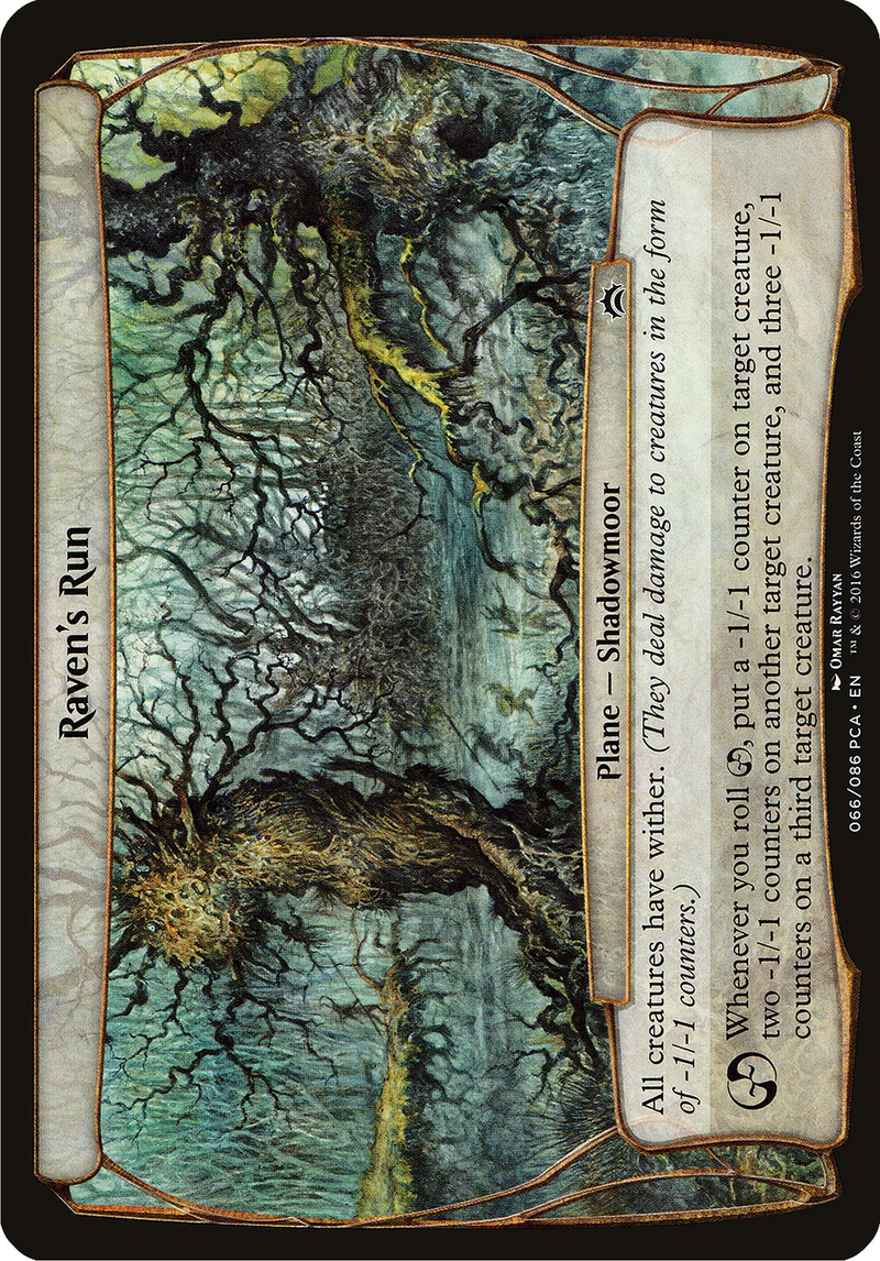 Raven's Run (Planechase Anthology) (OVER-) [Oversized] Planechase Anthology Planes MTG Single Wizards of the Coast