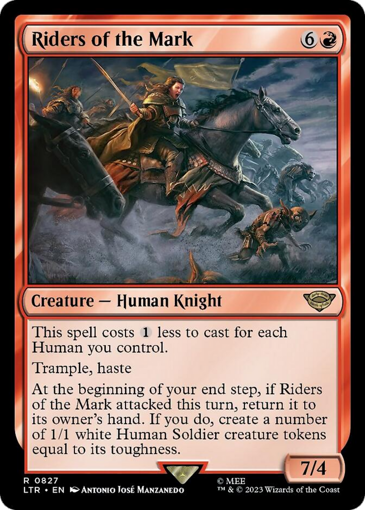 Riders of the Mark (LTR-827) [The Lord of the Rings: Tales of Middle-earth] MTG Single Wizards of the Coast