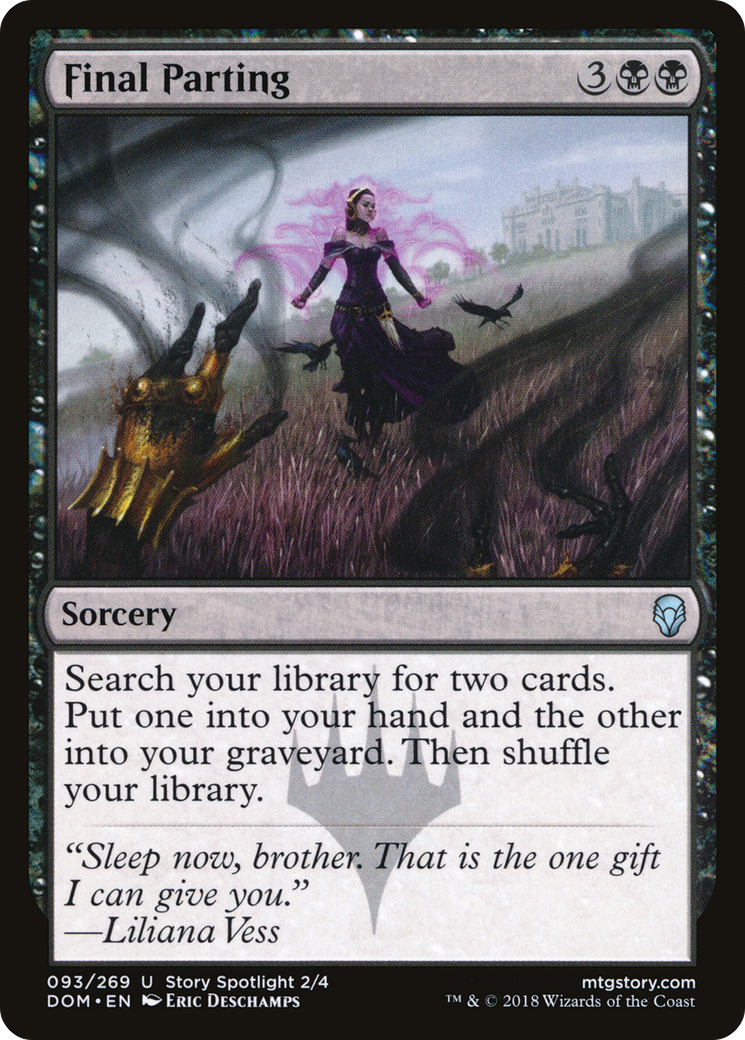 Final Parting (DOM-093) [Dominaria] Foil MTG Single Wizards of the Coast