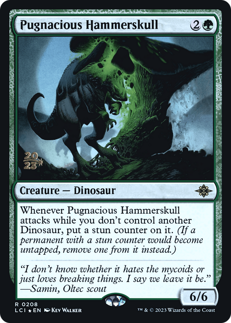 Pugnacious Hammerskull (PRE-208) [The Lost Caverns of Ixalan Promos] Foil MTG Single Wizards of the Coast