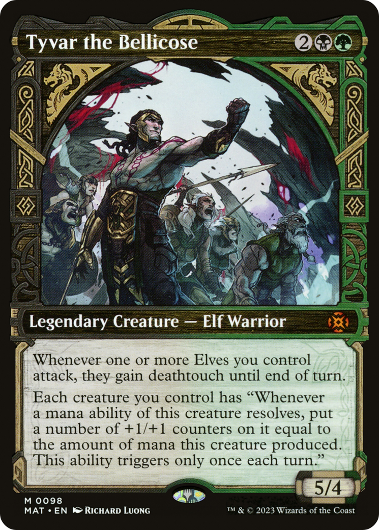 Tyvar the Bellicose (MAT-098) [March of the Machine: The Aftermath] (Showcase) MTG Single Wizards of the Coast