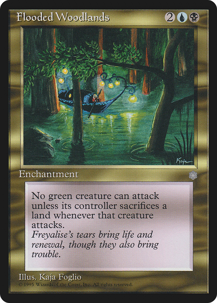 Flooded Woodlands (ICE-290) [Ice Age] MTG Single Wizards of the Coast