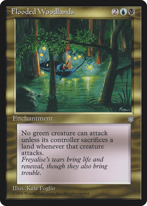 Flooded Woodlands (ICE-290) [Ice Age] MTG Single Wizards of the Coast