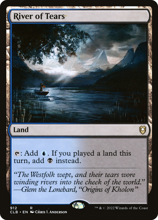 River of Tears (CLB-912) [Commander Legends: Battle for Baldur's Gate] MTG Single Wizards of the Coast