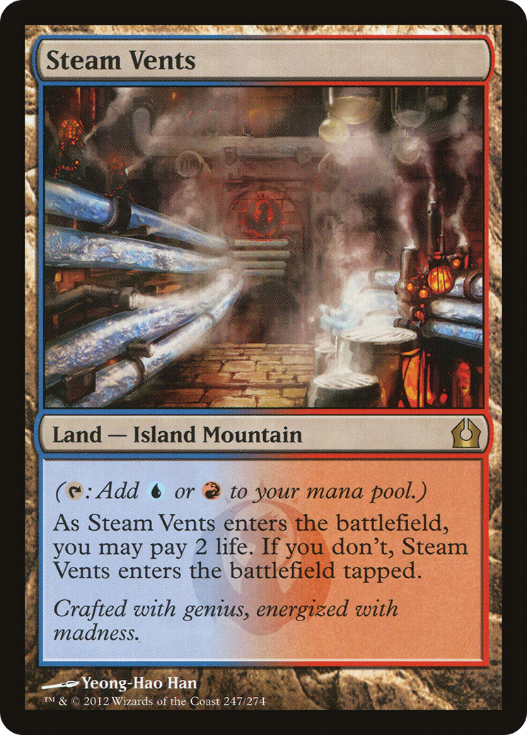Steam Vents (RTR-247) [Return to Ravnica] Foil MTG Single Wizards of the Coast