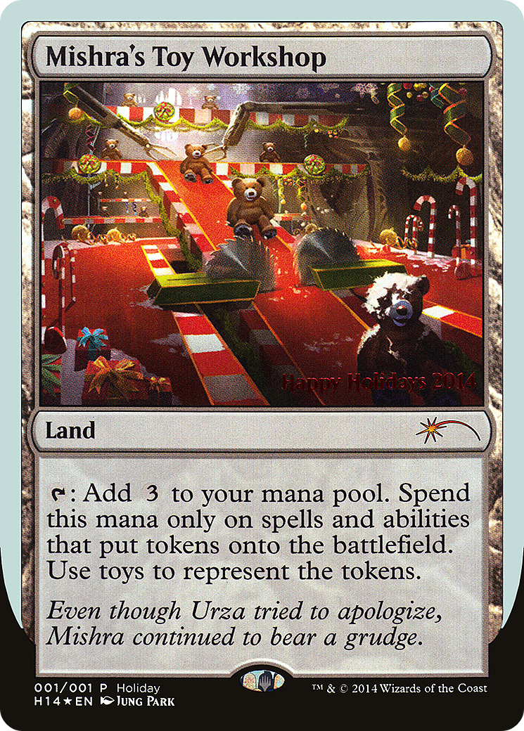 Mishra's Toy Workshop (SPECIAL-001) [Misc] Happy Holidays Foil MTG Single Wizards of the Coast