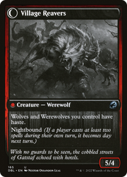 Village Watch // Village Reavers (DBL-165) [Innistrad: Double Feature] MTG Single Wizards of the Coast