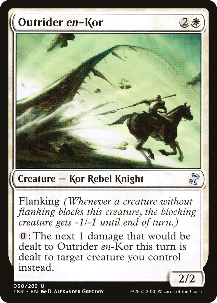 Outrider en-Kor [Time Spiral Remastered] MTG Single Magic: The Gathering
