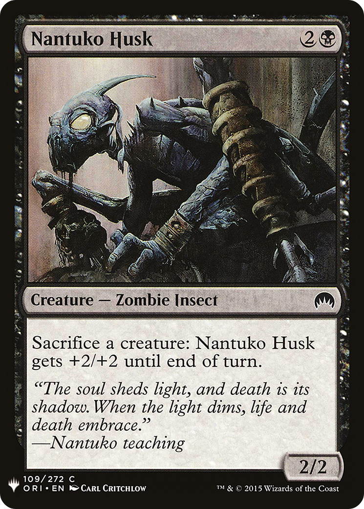 Nantuko Husk (LIST-ORI-109) [Mystery Booster] The List MTG Single Wizards of the Coast