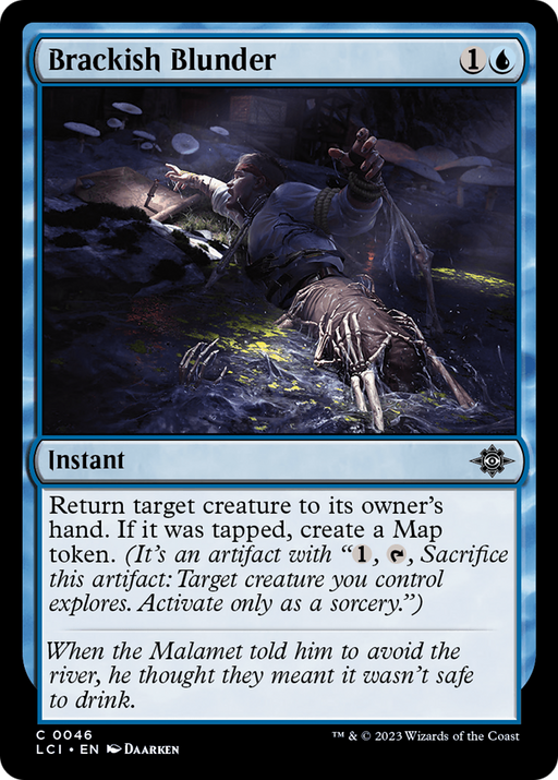 Brackish Blunder (LCI-046) [The Lost Caverns of Ixalan] Foil MTG Single Wizards of the Coast