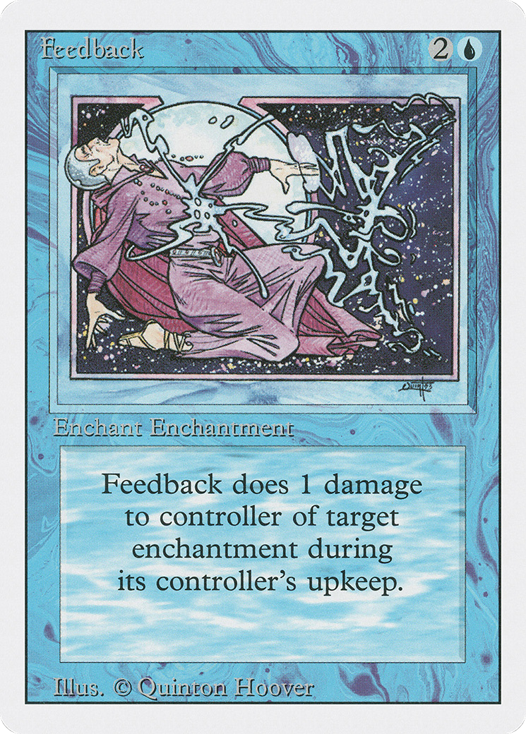 Feedback (3ED-058) [Revised Edition] MTG Single Wizards of the Coast