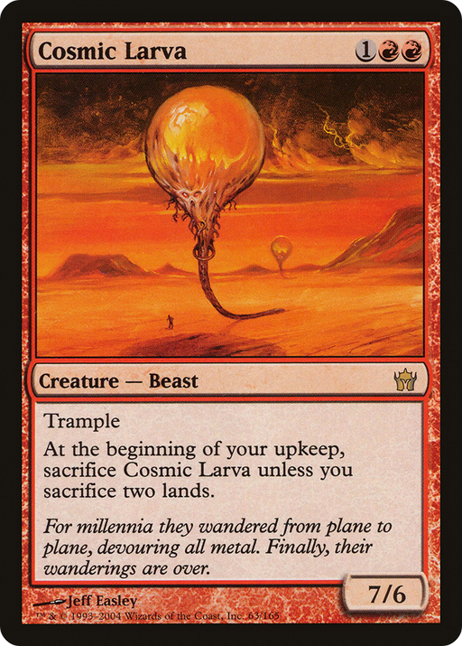 Cosmic Larva (5DN-063) [Fifth Dawn] MTG Single Wizards of the Coast