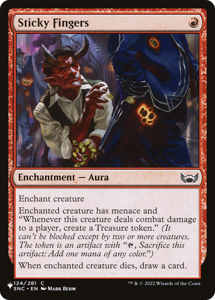 Sticky Fingers (LIST-SNC-124) [Mystery Booster] The List MTG Single Wizards of the Coast