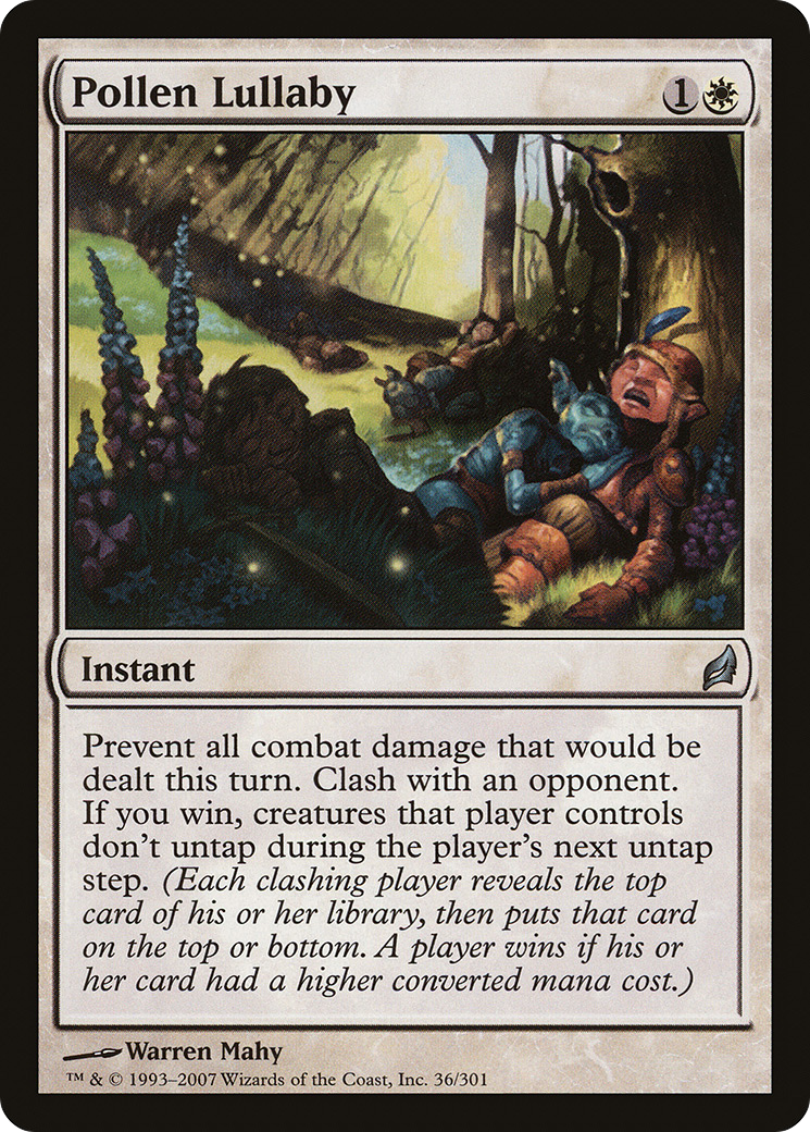 Pollen Lullaby (LRW-036) [Lorwyn] Foil MTG Single Wizards of the Coast