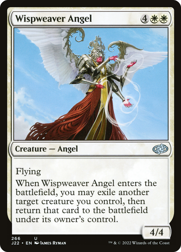 Wispweaver Angel (J22-266) [Jumpstart 2022] MTG Single Wizards of the Coast
