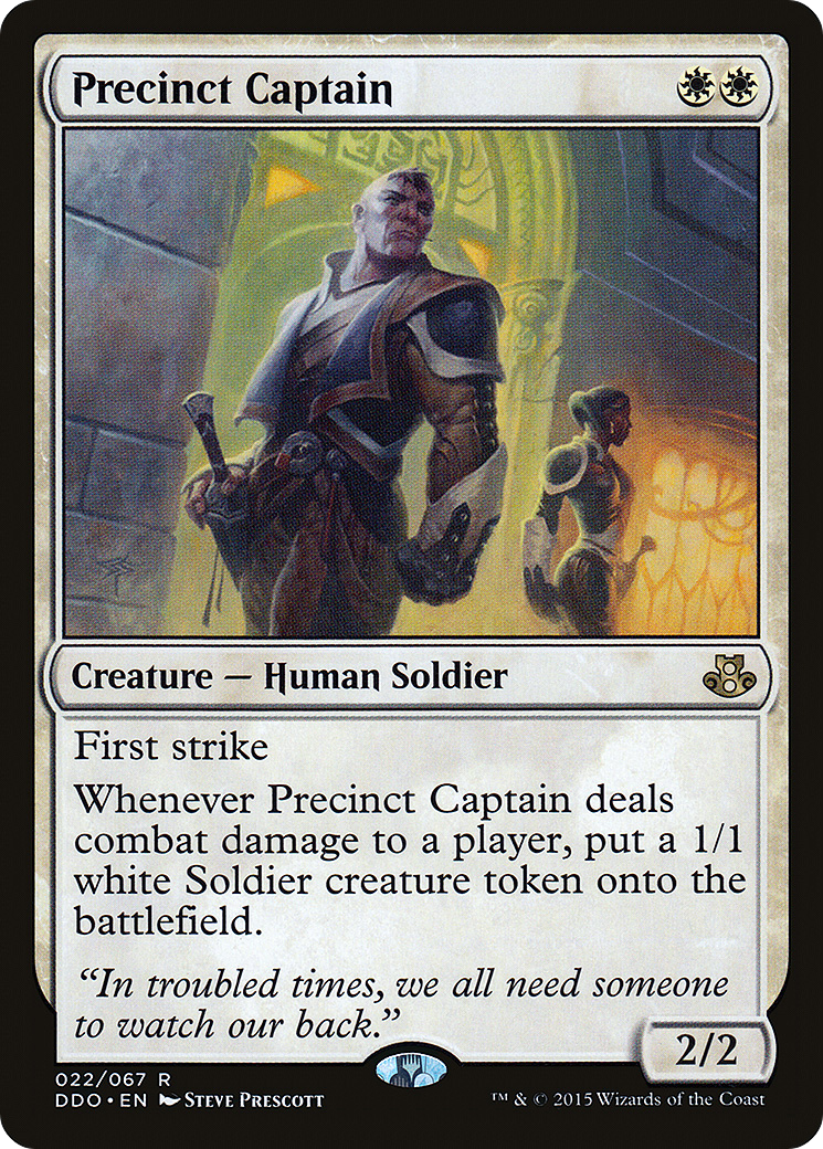 Precinct Captain (DDO-022) [Misc] Duel Decks: Elspeth vs. Kiora MTG Single Wizards of the Coast