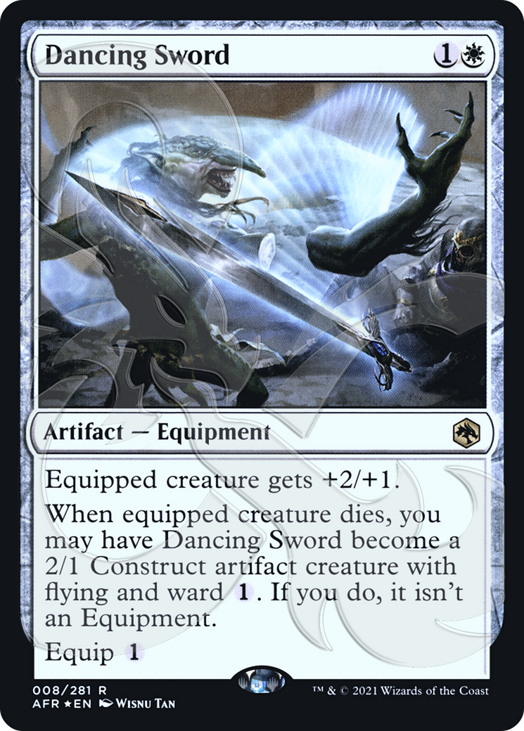 Dancing Sword (AFR&-008) [Adventures in the Forgotten Realms Promos] Foil MTG Single Wizards of the Coast