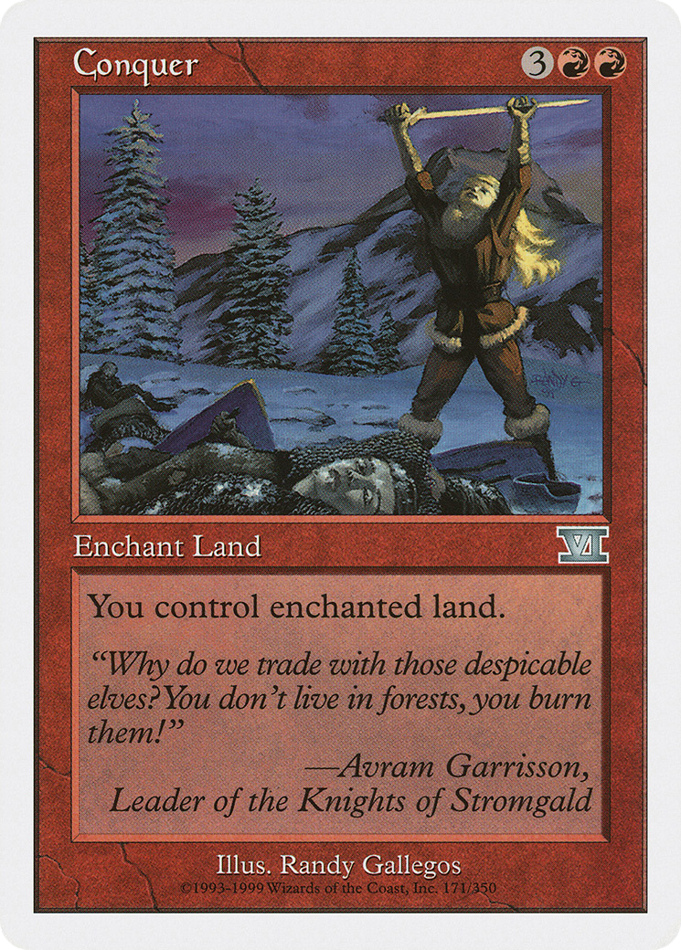 Conquer (6ED-171) [Classic Sixth Edition] MTG Single Wizards of the Coast