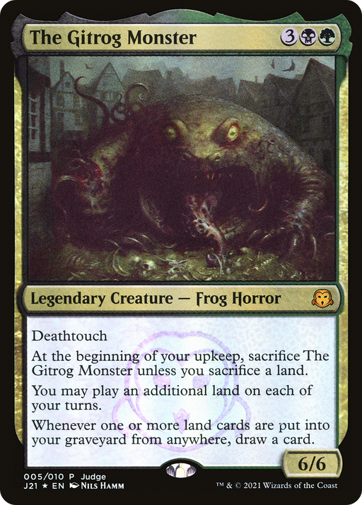 The Gitrog Monster (JDG-005) [Misc] Judge Gift Cards 2021 Foil MTG Single Wizards of the Coast