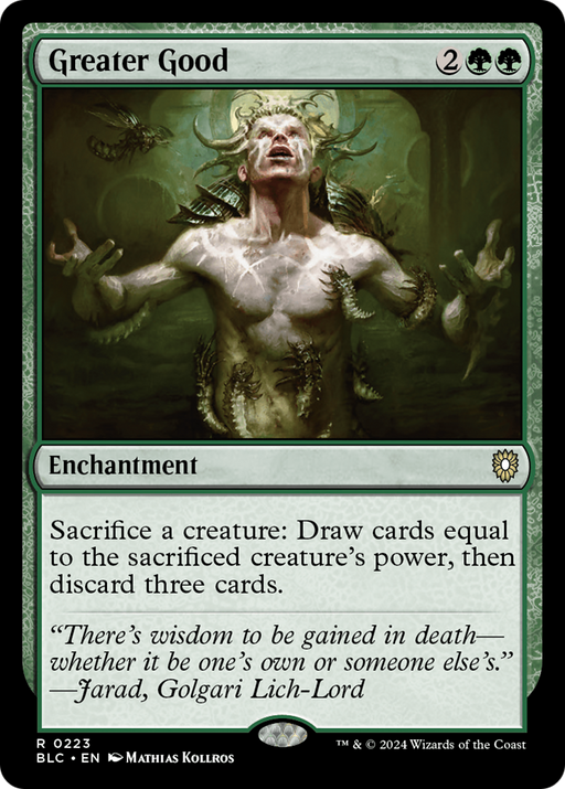 Greater Good (BLC-223) [Bloomburrow Commander] MTG Single Wizards of the Coast