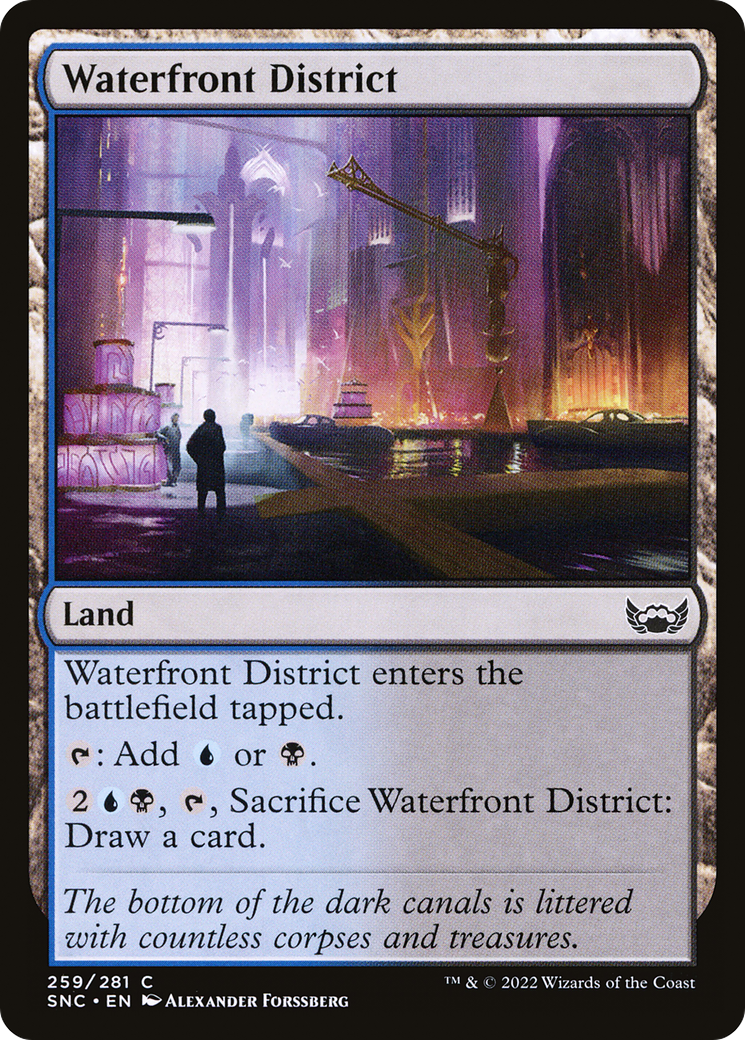 Waterfront District (SNC-259) [Streets of New Capenna] MTG Single Wizards of the Coast