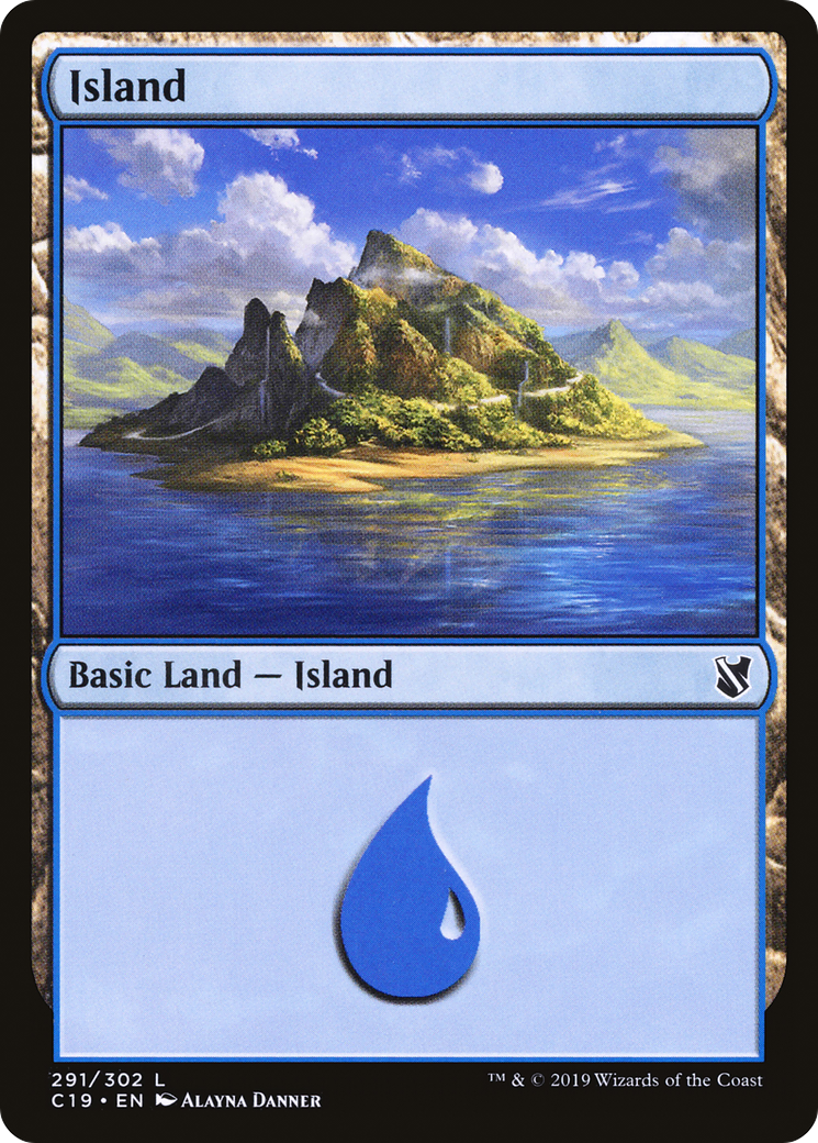 Island (C19-291) [Commander 2019] MTG Single Wizards of the Coast