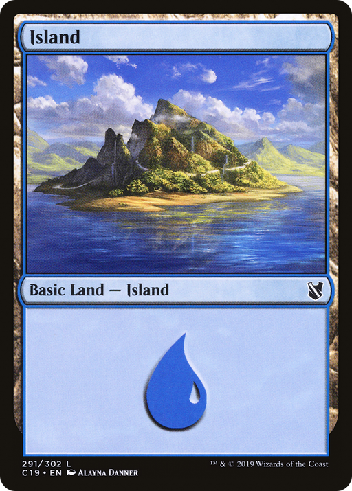 Island (C19-291) [Commander 2019] MTG Single Wizards of the Coast