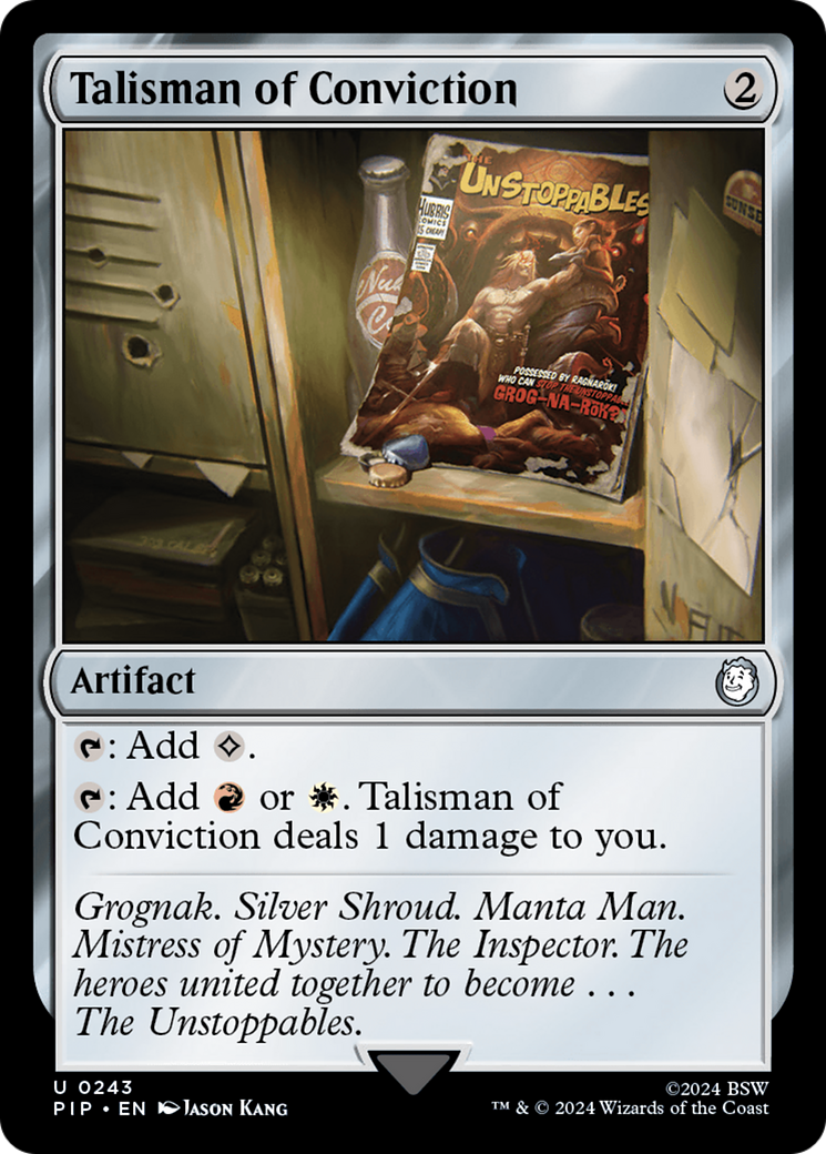 Talisman of Conviction (PIP-243) [Fallout] Foil MTG Single Wizards of the Coast