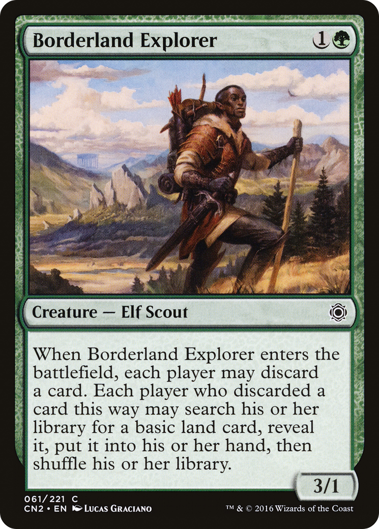 Borderland Explorer (CN2-061) [Conspiracy: Take the Crown] MTG Single Wizards of the Coast