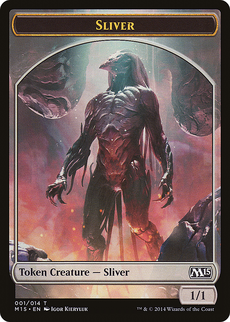 Sliver Token (M15-001) [Tokens] Magic 2015 Tokens MTG Single Wizards of the Coast
