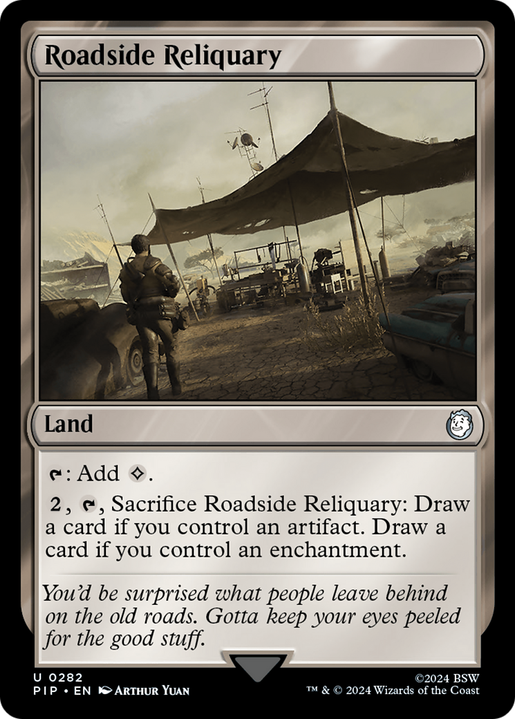 Roadside Reliquary (PIP-282) [Fallout] MTG Single Wizards of the Coast
