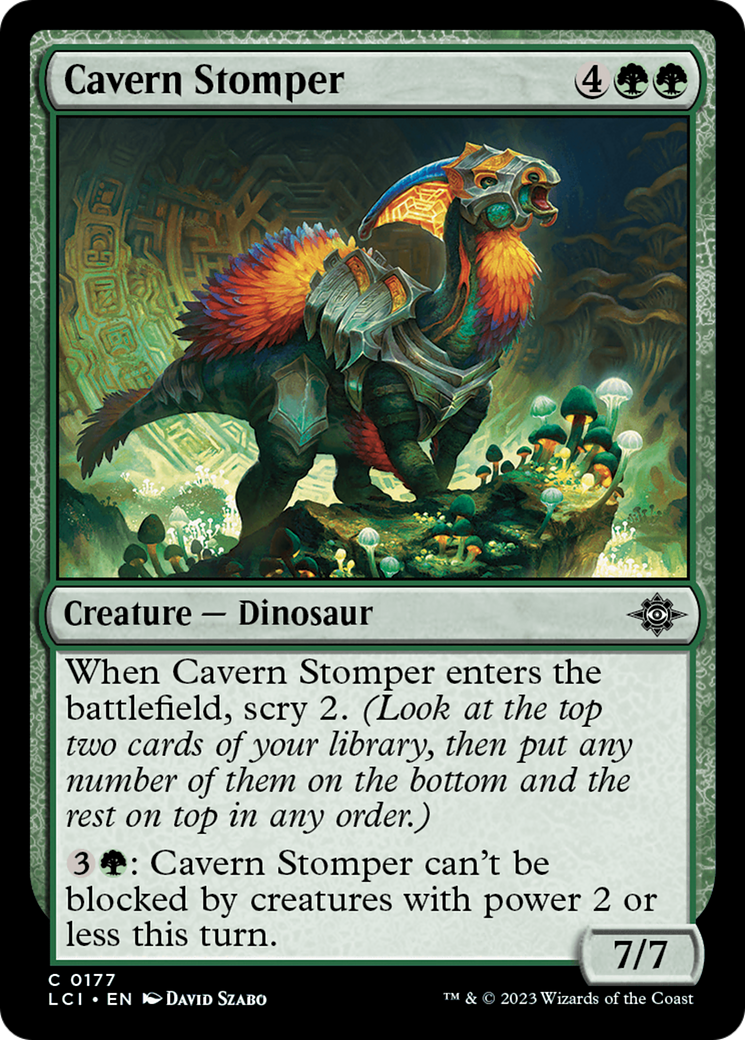 Cavern Stomper (LCI-177) [The Lost Caverns of Ixalan] MTG Single Wizards of the Coast